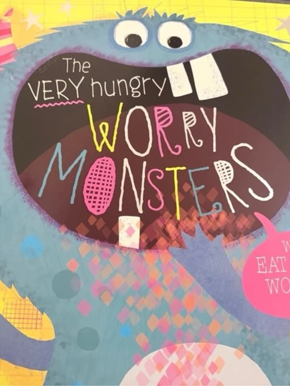 The Very Hungry Worry Monsters Coffee Table Book - Blue